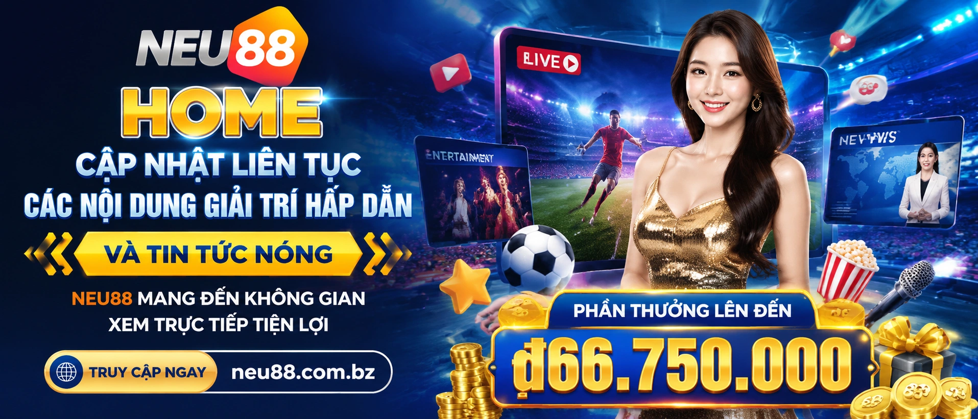 neu88 giao diện ưu đãi và VIP