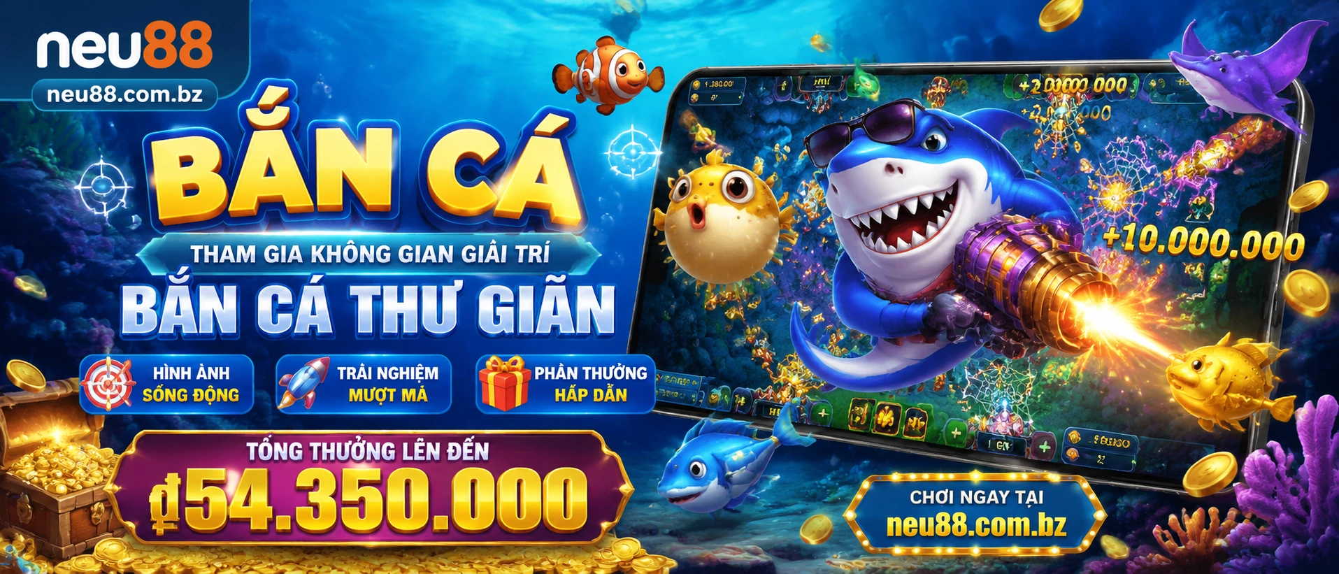 Khu vực hỗ trợ dịch vụ và thao tác nhanh