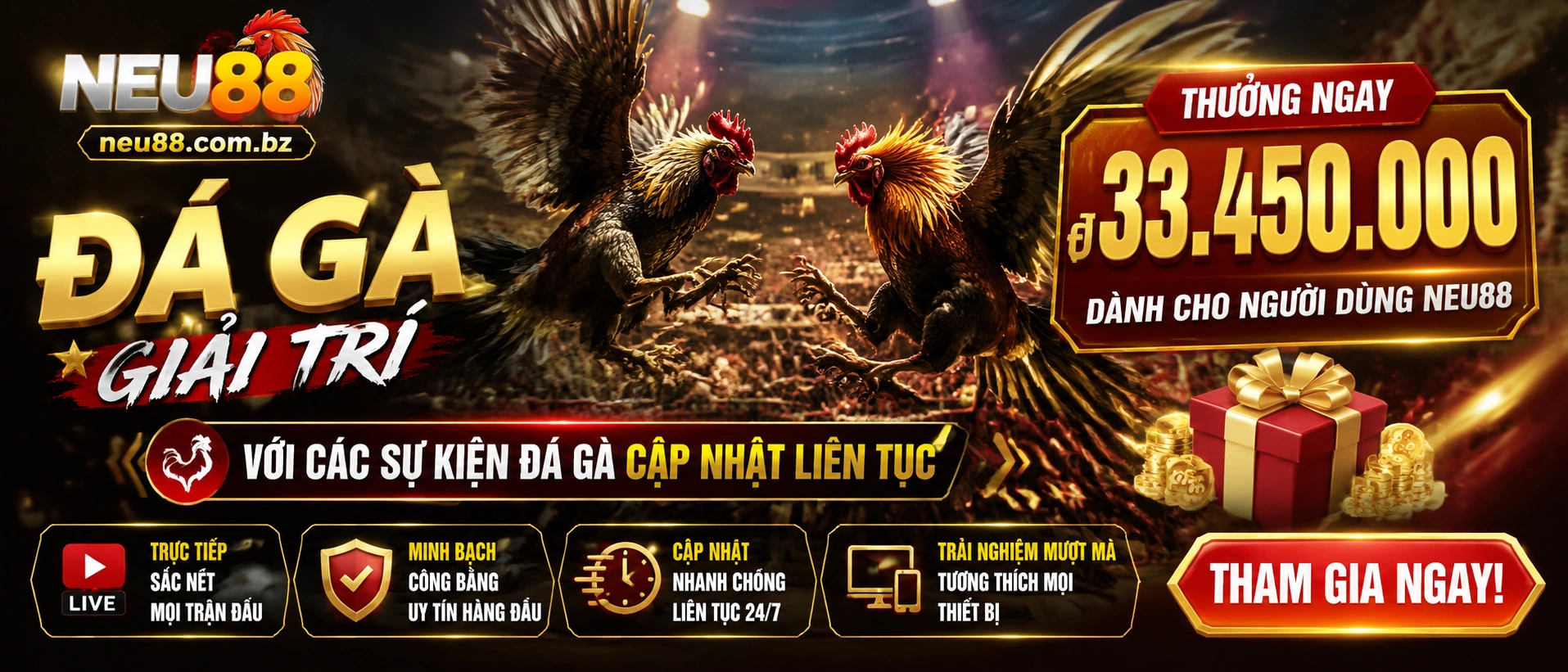 Đá Gà Cựa Sắt trên neu88